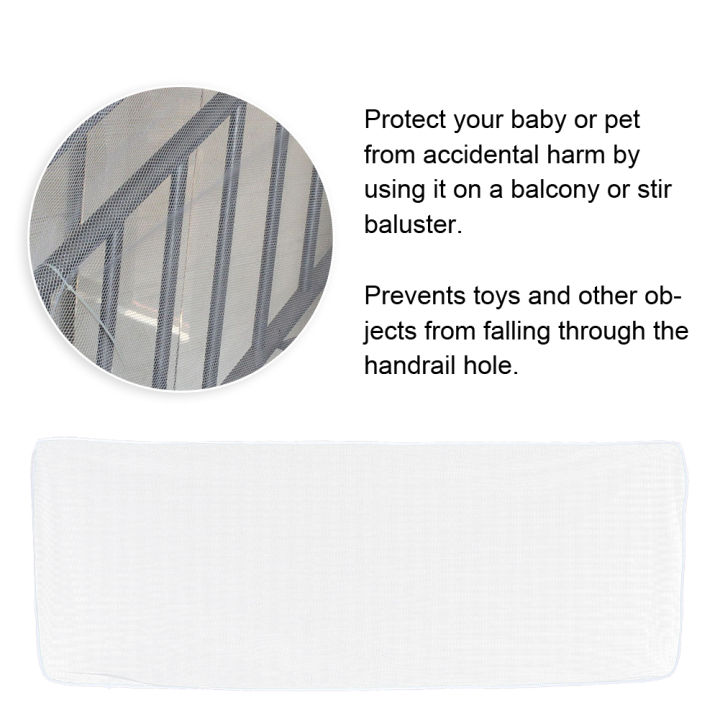 New Railing afety Net 2 Meter Balcony Kid Children Pet tair Guard Accident Prevention Meh
