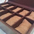 10 Slots 10 Grids Vintage Style PU Leather Watch Organizer Box Smart Watch Organizer Box Watch Smart Watch Storage Box. 