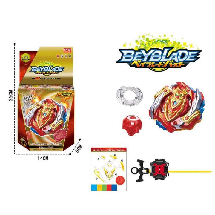 Beyblade Burst B-129 Cho-Z Achilles.00.Dm with Launcher And Box