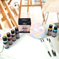 Bluebird Studio Acrylic Paints Set, Acrylic Colors Set of 6 x 100 ml for Students, Kids & Hobby painters, Non Toxic Water Based Quality Acrylic Colors. 