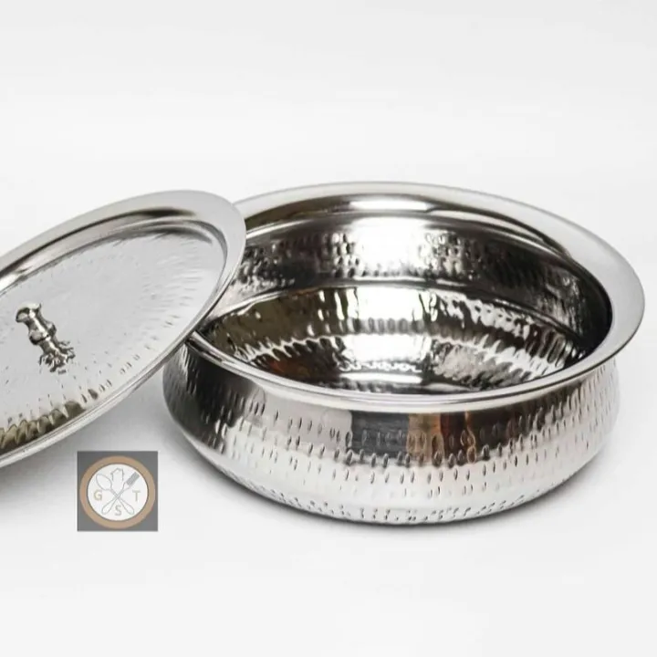 Stainless%20Steel%20Serving%20Dish%207inch%20width%20Serving%20Handi%20(1%20Litre%20Capacity)%20-%20Image%202