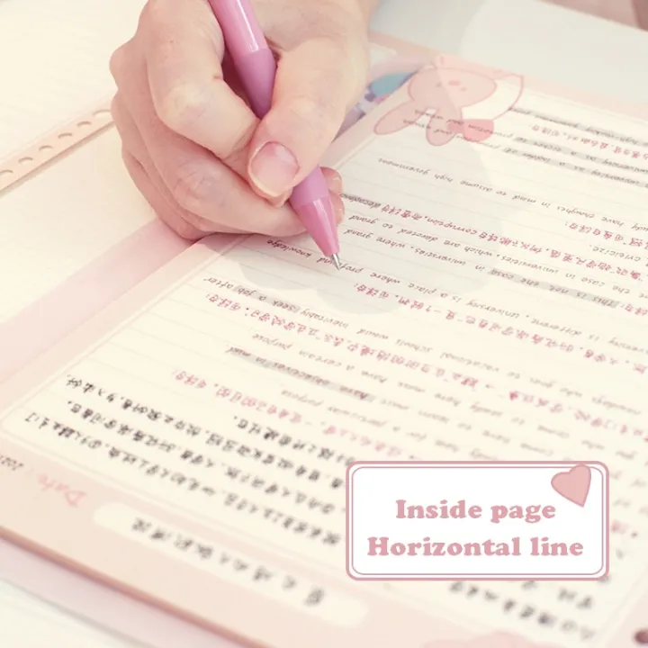 B5%20Soft%20Bear%20and%20Rabbit%20Loose-leaf%20Notebook%20Detachable%20Notepad%20Study%20Notebook%20-%20Image%204