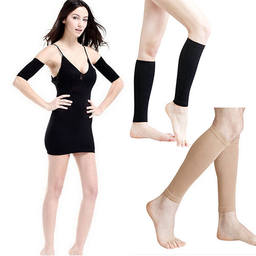 Women's Slimming Leg Shaper Cellulite Calf Sleeve Brace Support Compression Socks