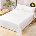 Bed sheet one-piece1.8Rice Bed Four Seasons Color Fitted Sheet Japanese Brushed Quilt Single Single Double Dorm Bedding. 