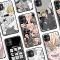 Chifuyu Matsuno Tokyo Revengers Glass Silicone Phone Case FOR IPhone SE 6s 7 8 Plus X XR XS 11 12 13 Mini Pro Max Cover Shell. 
