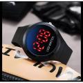 Digital Round Shape Watch Digital Watch Red Led Watch Smart Watch. 
