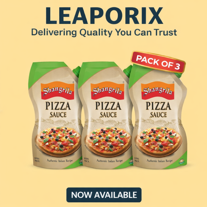 LEAPORIX MALL Smooth Tomato Pizza Sauce 400gm Pouch – Pack of 3 🍅👌 ...