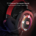 Redragon H510 Zeus-X RGB Wired Gaming Headset - 7.1 Surround Sound - 53MM Audio Drivers in Memory Foam Ear Pads w/Durable Fabric Cover- Multi Platforms Headphone - USB Powered for PC/PS4/NS. 