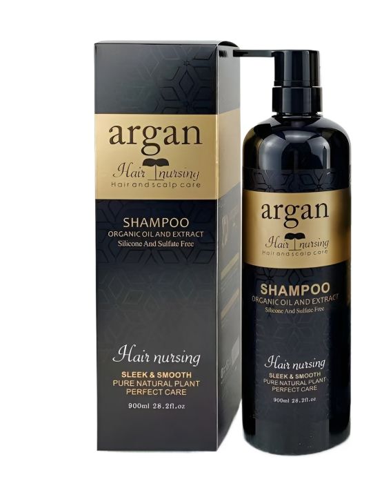 Argan%20Oil%20Hair%20Nursing%20Organic%20Oil%20&%20Extract%20/%20Silicone%20Sulfate%20Free%20Shampoo%20(Original)%20900%20ML%20-%20Image%202