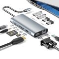 11 IN1 MULTI-PORT TYPE C TO USB C 4K HDMI ADAPTER USB HUB NETFLIX & YOUTUBE SUPPORTED. 