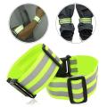 Safety Reflective Arm Wrist Band Belt Strap Sports Night Running Cycling Reflective Arm Band. 