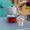 Camping Cup Tea Cup Portable with Lid Camping Mug 448ml Capacity Metal Cups Stainless Steel Coffee Mug for Backpacking Travel Touring Hiking. 