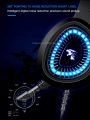 Gaming Headphone Headset Original RGB Lighting Thunder V1000 Super High Beats Bass Dual 3.5mm Plug Interface with Microphone HD Music Video 3D Sound Fancy Stylish Smart Mobile Desktop Laptop PC. 