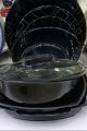 72 Pieces - Black - Plastic Dinner Set. 