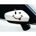 2 Pcs Eye Winkling (Black and Red Pair) Side Mirror Funny Decals Stickers for Auto Car Side Mirror L+R Rear view Stickers Car decoration Car Sticker,Car Accessories, Stickers for Car by Sticker Saloon. 