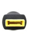 Square Pin Laptop Charger - 65W - Black. 