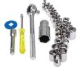 ORIGINAL - Aiwa 40 Pcs Socket Wrench Set Tool Kit Combination Set Small Travel Car Tool Set. 