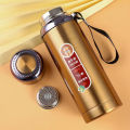Stainless Steel Vacuum Flask 1000ml - Sports Water Bottle 1 litre - 316 Grade - Hot and Cold Thermos - Insulated Tumbler Tea Coffee Cup. 