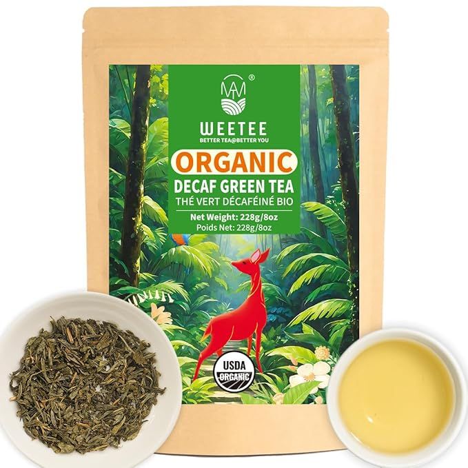 Organic Decaf Green Tea Loose Leaf, 228g | Daraz.pk