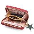 New Ladies Women Cute  Zipper Purse PU Leather Wallets Mini Women's Wallet Card Holder Small Bag Coin Pouch Pocket New Style Clutch With Bear Tassel Soft Sequined Lady Short Purses Female Hand Clutch Handbag for Gifts - Multicolor. 