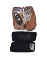 Black and Brown Leather Key Pouches. 