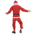 Men’s Santa Claus Cosplay Costumes Christmas Suit for Adult. 