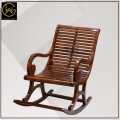 WOODEN GOLD- Big Size Rocking Chair- Relaxer Chair Solid Shesham Wood-Premium Quality-Relax Bamboo Wooden Rocking Chair for Home Living Room and Outdoor. 