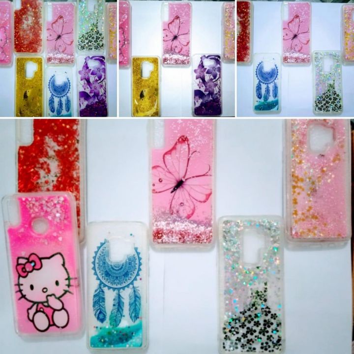Waterfall Liquid Phone Case Star Bling Glitter For Samsung Galaxy S9+