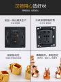Hanton retro switch socket panel household lever Nordic antique switch wall socket panel 86 type. 