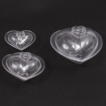 Valentine's Day Chocolate Mould Reusable Heart Shape ABS Plastic Heart Molds Non-Stick 3Pcs/Set Polycarbonate Mold for Baking. 