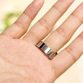 Finger Ring Watch Shape Stretchy Unisex Pointer Round Dial Quartz Watch Ring for Cocktail Party. 
