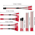 11PCS JST Plug Splitter JST Male Female Y Cable JST to JR Adapter for Traxxas TRX-4 RC Car Cooling Fan ESC Battery Motor. 
