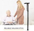 Folding Cane Foldable, Adjustable, Lightweight Aluminum Offset Walking Cane Collapsible Walking Stick|. 