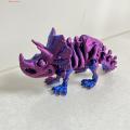 Lifelike Dinosaur Ornament Interactive Dinosaur Toy for Kids 3d Printed Multi-jointed Movable Display Model for Stress Relief Home Decor Perfect Gift for Children Dynamic Pose Dinosaur Action Toy. 