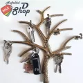 Key Holder Tree Design Wall Hanger for Keys and Key Chains, 7 Hooks, Decorative Home Wall Rack, Durable High Manganese Alloy Steel, Easy to Mount. 