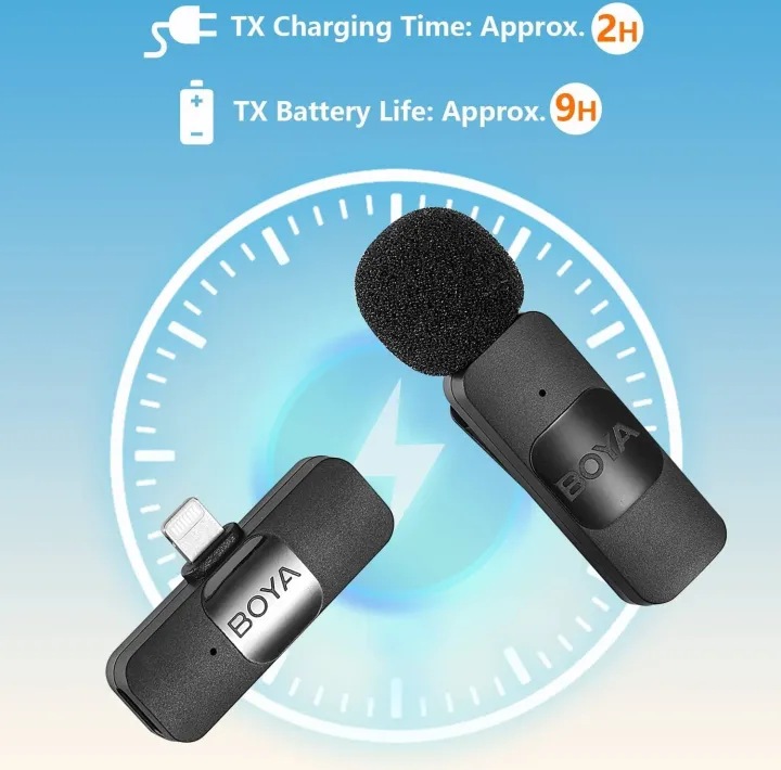 Boya%20V1%20Wireless%20Microphone%20System%20for%20iPhone%20-%20Original%20Boya%20BY-V1%20Mic%20with%203%20Years%20Warranty,%20High%20Noise%20Reduction,%20Ideal%20for%20YouTube%20&%20Mobile%20%7C%20Boya%20Wireless%20Mic%20for%20iPhone%20&%20Eye%20OS%20Devices%20-%20Image%203