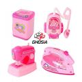 Mini Household Appliances Toys Set for Kids Cute Princess Barbie Theme Dream House Appliances-6604. 