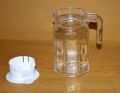 Jug – Small Glass (500ml ) Jug, High Quality Glass Jug, Multi-Purpose Small glass jug with cap Juice and Water Jug 500ml Random Design (Small Size). 