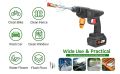 48V High Pressure Water Gun with Nozzles - Water Pressure Gun Set - Pressure Washer Gun - Car Cleaning Kit with Snow Foam Lance, Cannon Foam Blaster, Pressure Washer Nozzle Tip, And Jet Wash Gun. 