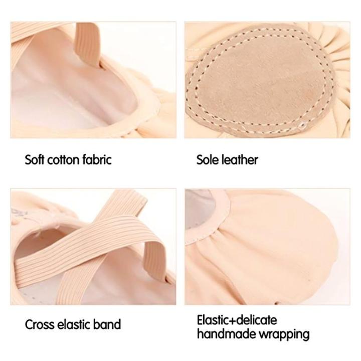 TIEJIAN%20Kids%20PU%20Leather%20Ballet%20Canvas%20Dance%20Slippers%20Gymnastic%20Yoga%20Shoes%20Flat%20Split%20Soft%20Sole%20Professional%20Children%20Ballet%20Slippers%20for%20Toddler%20Girls%20Ladies%20Children's%20and%20Adult's%20Dance%20Shoes%20-%20Image%204