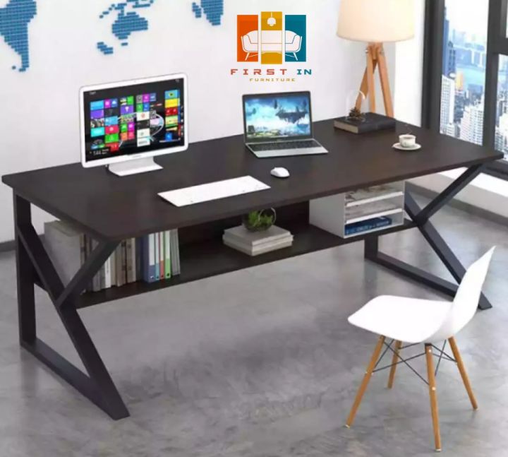 Office Table Desktop Table With Book Shelf Office Desk Book Shelf Laptop Table Computer Table Study Table Writing Table Home Table study table adults
