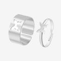 Trendy Trendy Gold Butterfly Rings For Women Men Lover Rings For Couple Size Adjustable Couple Rings. 