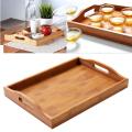 Premium Quality Set of 3 Bamboo Wooden Multipurpose Tray for Serving Food, Breakfast, Refreshment etc. (Set of 3 Different Sized Trays). 