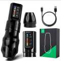 New EXO Wireless Tattoo Machine 2 Battery 3.5mm/4.0mm /4.6mm Stroke Tattoo Pen  Makeup Tattoo Machine Pen Kit PMU Permanent Strong Coreles Motor For Tattoo Artist Body. 