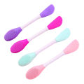 1PC Face Mask Brush, Double-Ended Silicone Face Mask Brush Flexible Mud Mas. 
