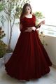 Heavy Embroidered Maxi with Pearls Gown for Women and Girls - Chiffon, Long Maxi and Trouser, Perfect for Party Occasions. 
