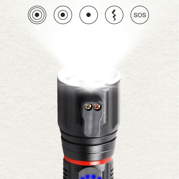 Super%20Bright%20P50%20LED%20Tactical%20Flashlight%20Aluminium%20Alloy%20Escape%20Torchlight%20Multifunction%20Outdoor%20Tools%20-%20Image%202