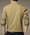 Xeesh Collection Khaki Double Pocket Style Shirt For Men EC-126(A). 