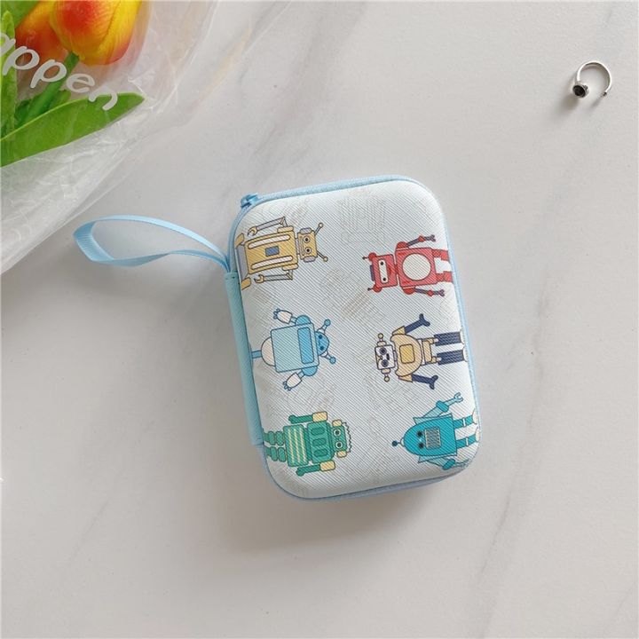 Cute Cartoon Anime Storage Bag For Airpods 2 3 Pro Earphone 2.5 Inch Hard Drive Box USB Charger Cable Organizer Protective Case