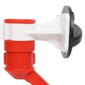 8052 Pet Water Bottle Nozzle Pet Water Dispenser Automatic Plastic Nozzle Drinker BPA Free Water Hanging Fountain Feeder Enlarged Sized Leak-Proof Nozzle Water Feeder. 